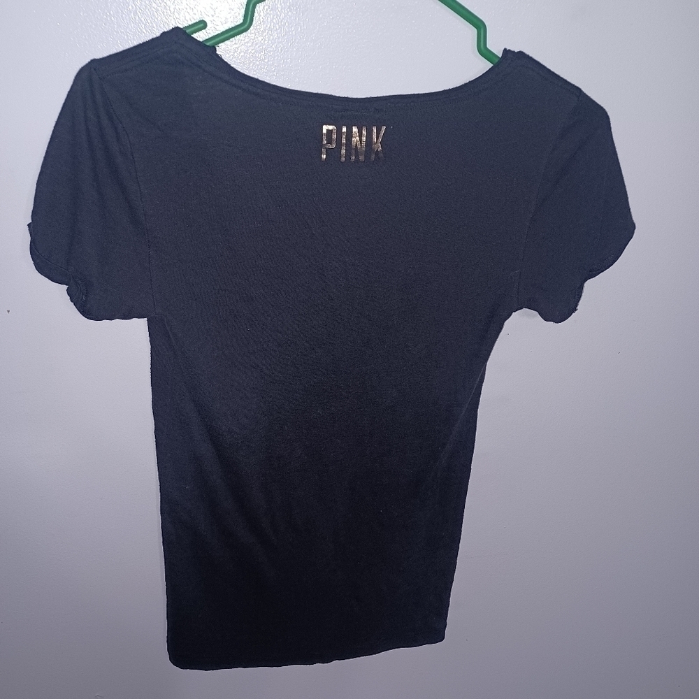 Pink Victoria's Secret- Short Sleeve Tee- W Sz XS - Picture 5 of 7